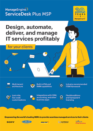 ServiceDesk Plus MSP Brochure