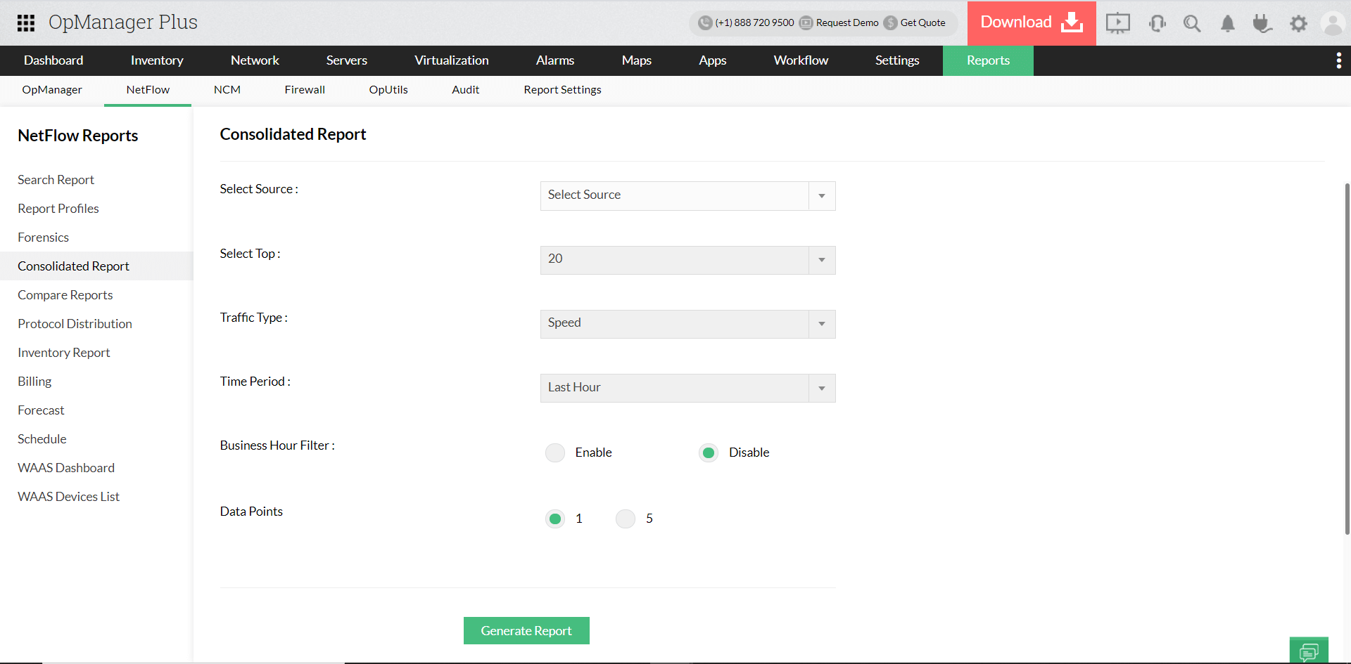 IT基础架构监控软件 - ManageEngine OpManager Plus