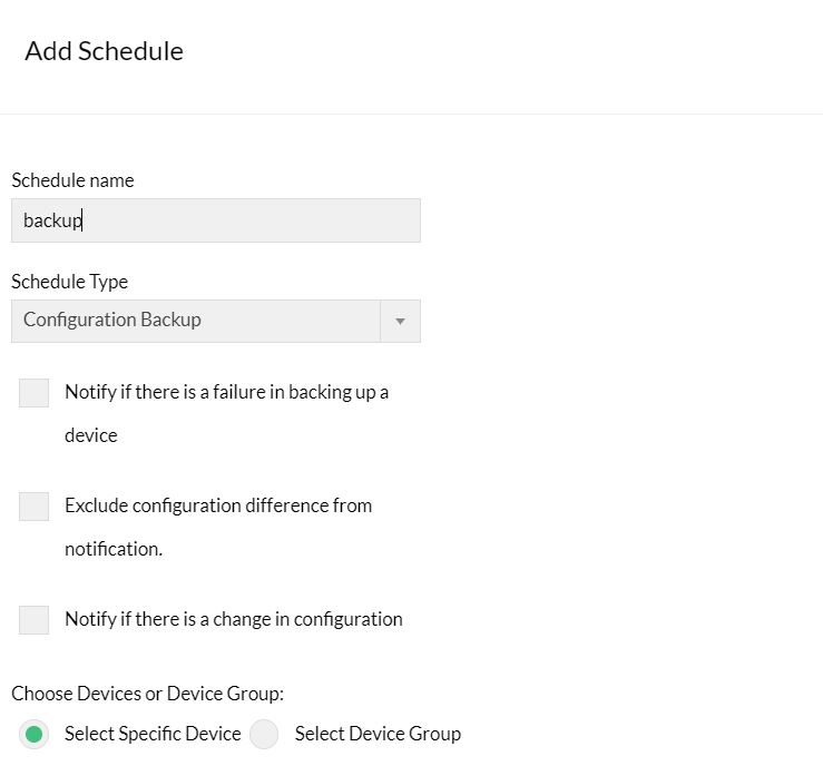 网络备份解决方案 - ManageEngine Network Configuration Manager 