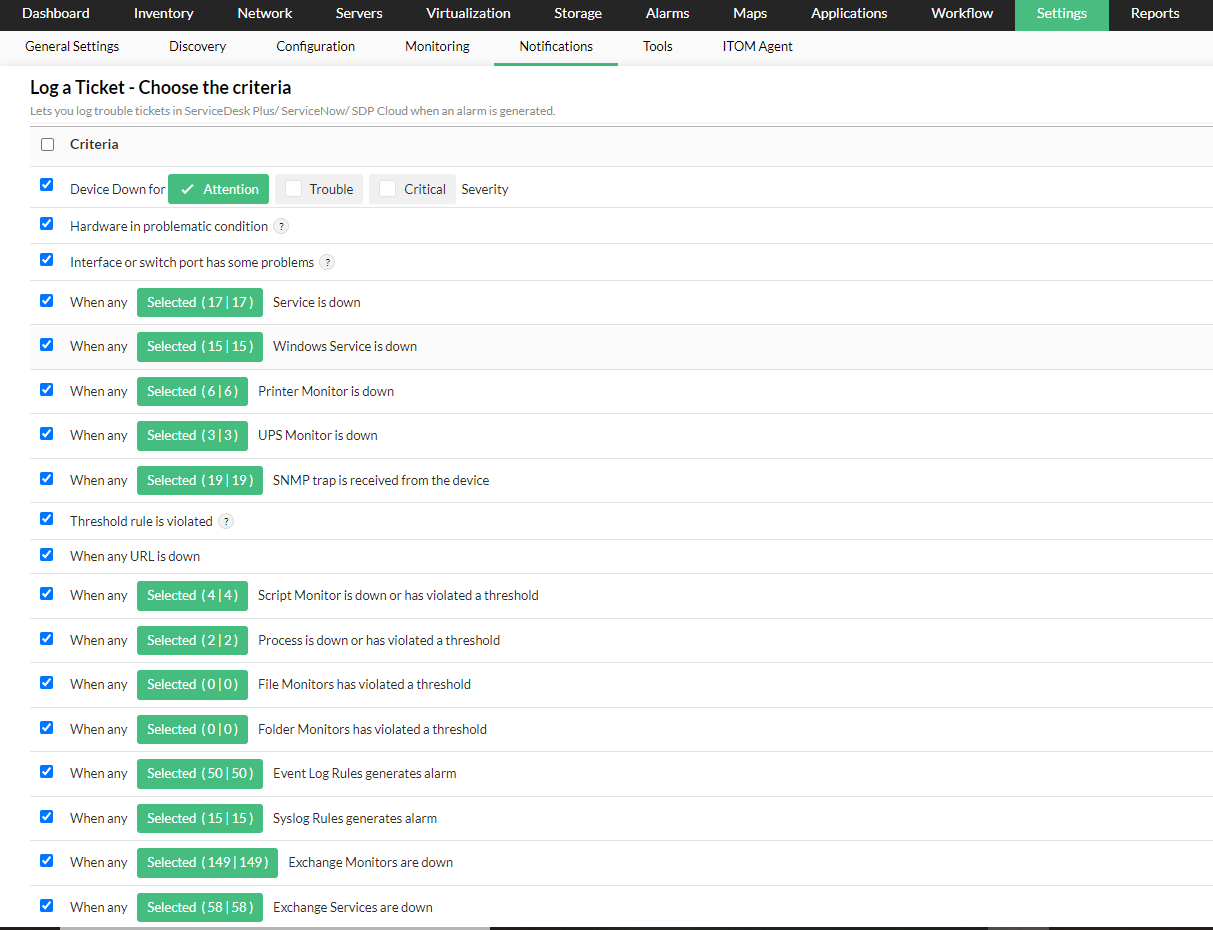 Integrating OpManager with Jira