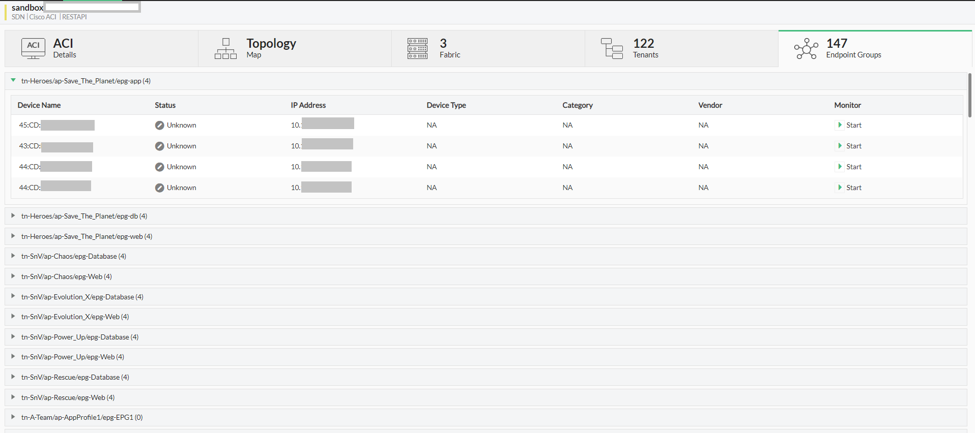 思科ACI端点-ManageEngine OpManager