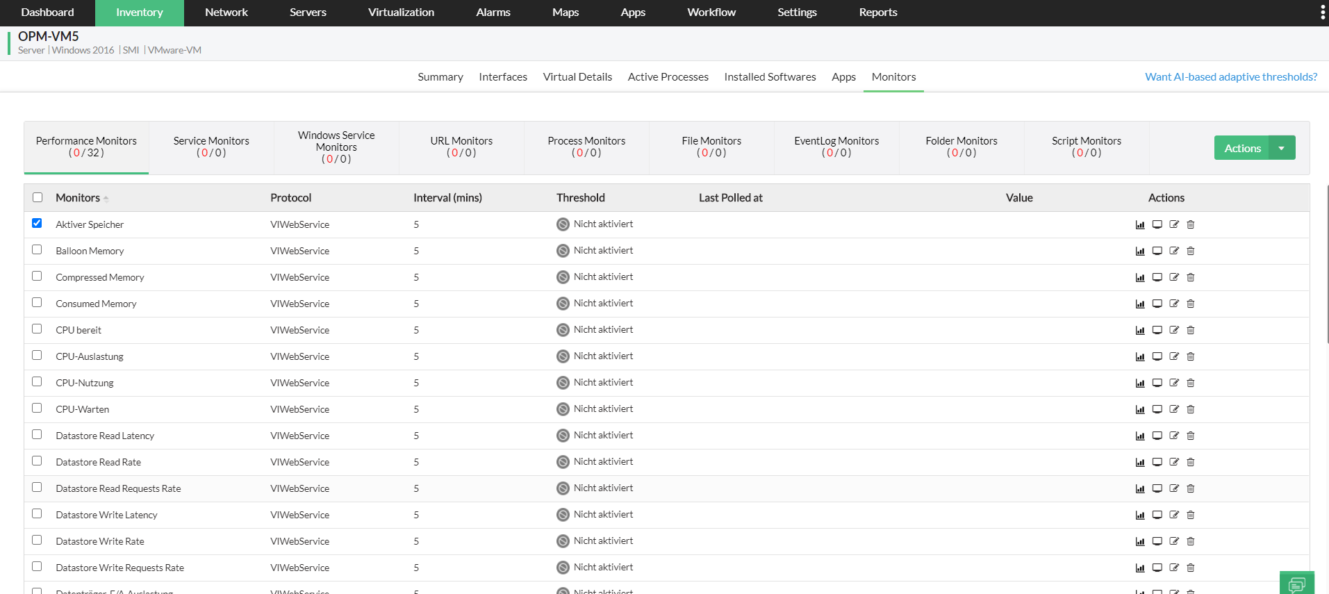 系统性能监控工具 - ManageEngine OpManager