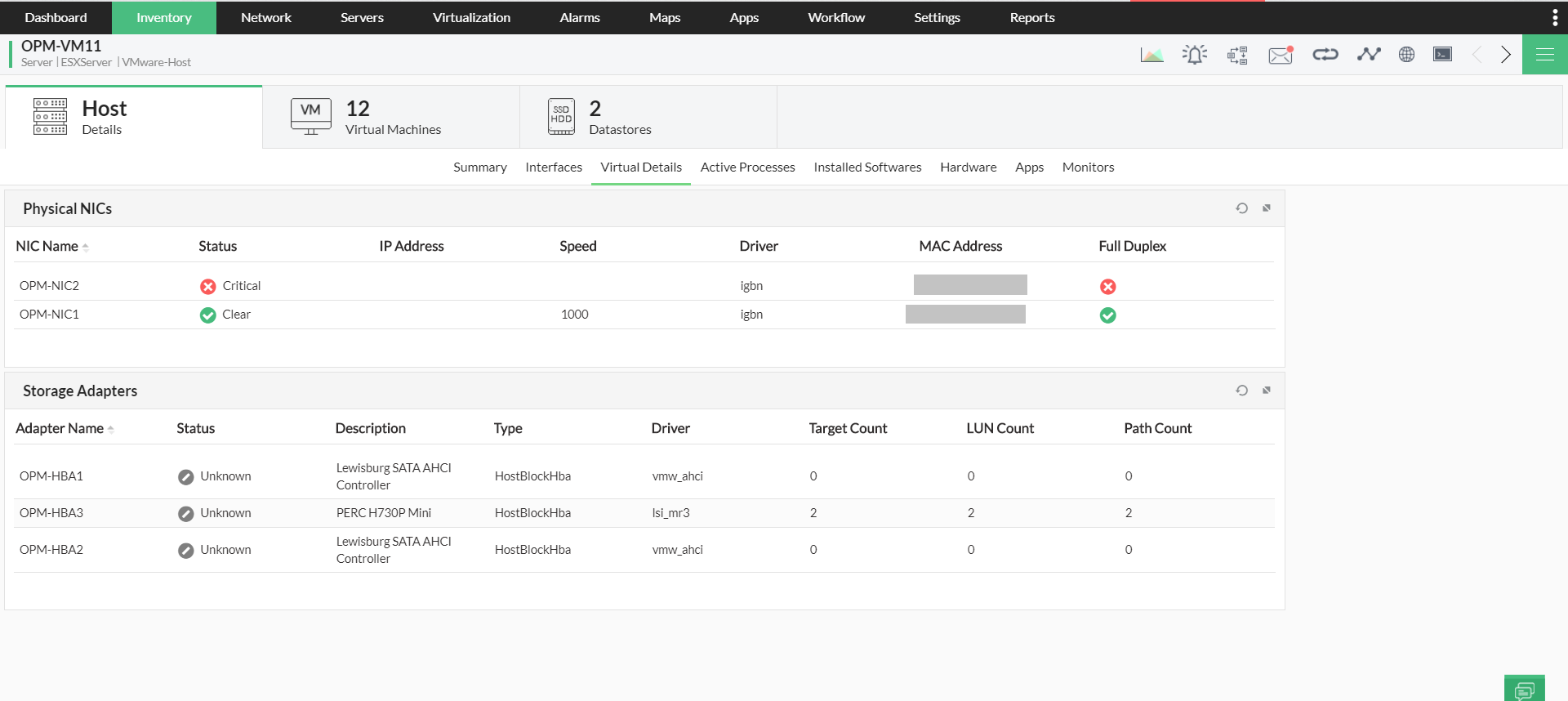 系统性能监视器-ManageEngine OpManager