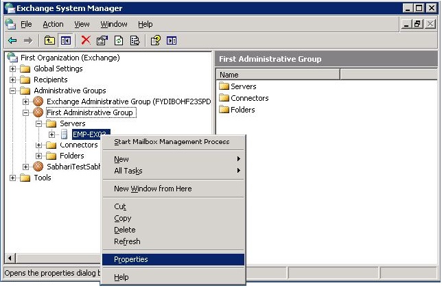 Configuring Diagnostic logging On Exchange Server 2003